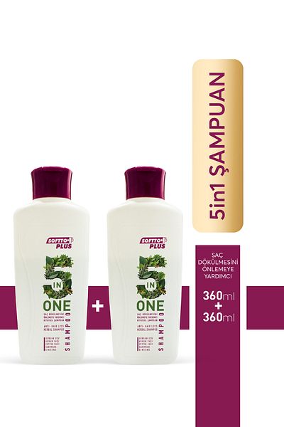 Softto Plus 2 Piece Shampoo Set - 5 in 1