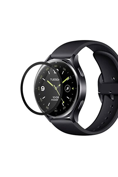 Microsonic Xiaomi Watch 2 Tam Kaplayan Nano Cam Ekran Koruyucu Siyah