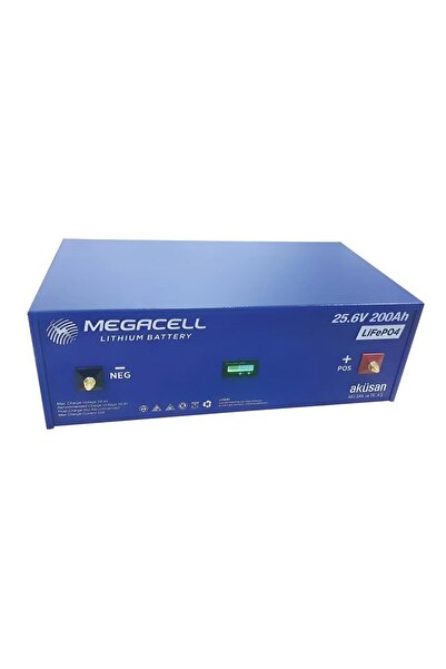 Megacell 25.6v 200 Amper Lifepo4 Akü