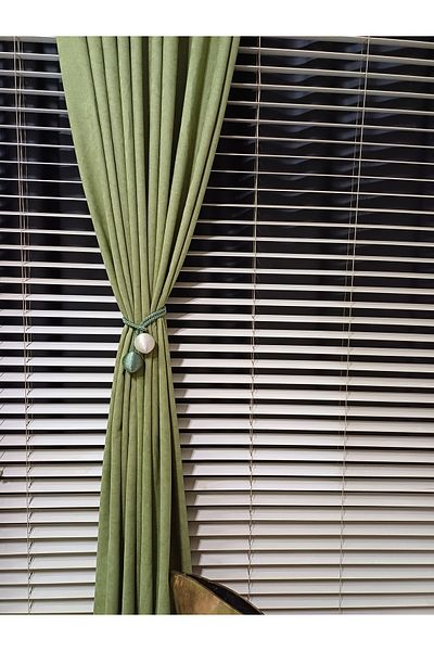 venedik home Aqua Green Luxury Velvet - Straight Stitching and Extrafor Drawstring, 1St Quality Fabric