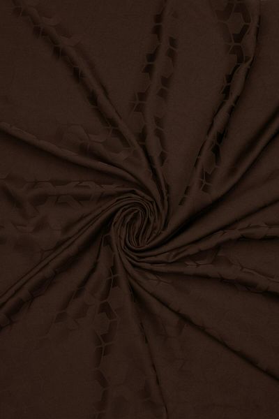 Merve DAĞLI Σάλι MOUNTAIN Jacquard Πικρός Καφές