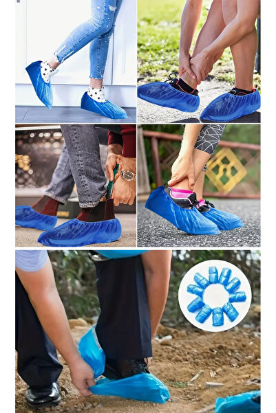 Özkan Ambalaj Temizlik Ayakkabı Koruma Poşeti Hijyenik Galoş 100 Adet