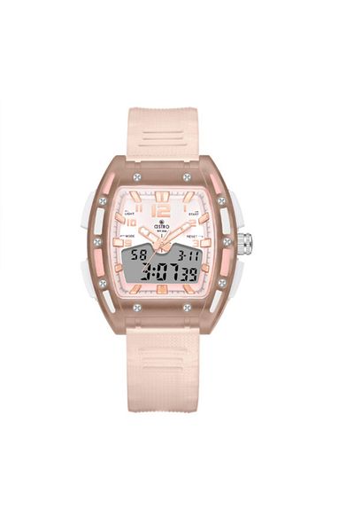 Astro Kids Analog-Digital Rose Gold Dial Watch - A24803-PPIK
