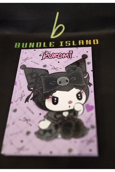 bundle island دفتر ملاحظات مخطط متعدد الأغراض بغلاف صلب من Kuromi Hello Kitty