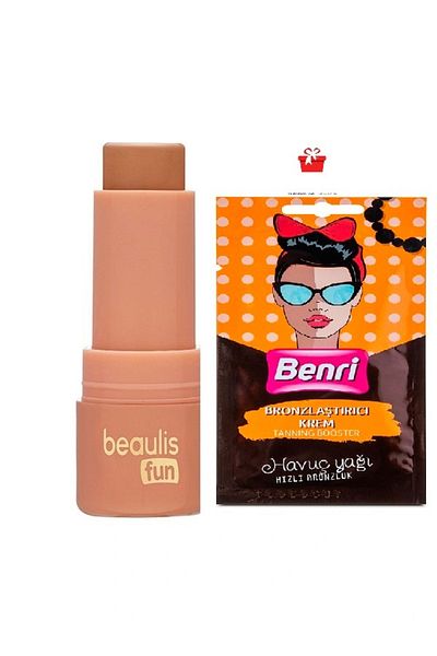 beaulis Fun Creamy Boom Stick Blush Cream Texture