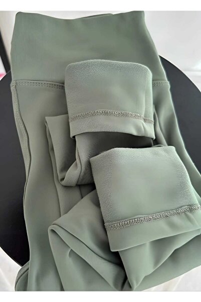 Zeliza Moda Evi Şardonlu Dalgıç Kumaş OyssDarPaçaDar Kalıp Kışlık Tayt