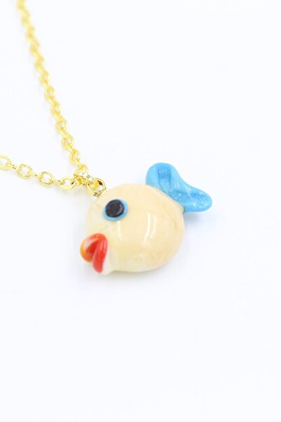 Chantaky 036 1501 قلادة زجاجية على شكل سمكة