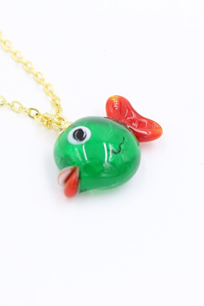 Chantaky 036 1501 قلادة زجاجية على شكل سمكة