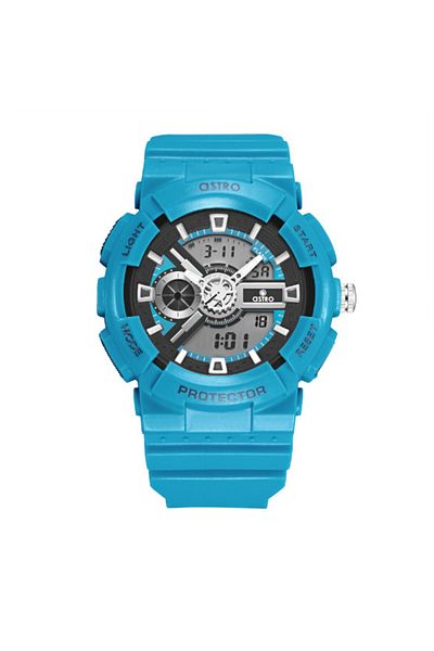 Astro Kids Analog-Digital Green Dial Watch - A24807-PPJJ