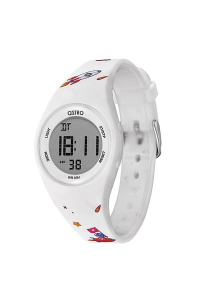 Astro Kids Digital White Dial Watch - A23904-PPWW-SP