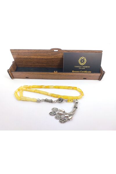 İskeçe Tesbih Cemil Master Artifact cu șirag Cutie specială cu ciucuri de arg...