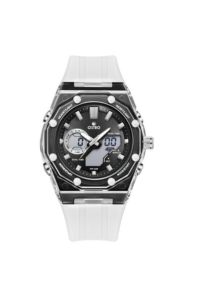Astro Kids Analog-Digital Black Dial Watch - A24801-PPWB