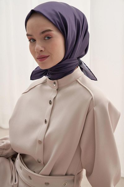 carell Purple Twill Scarf