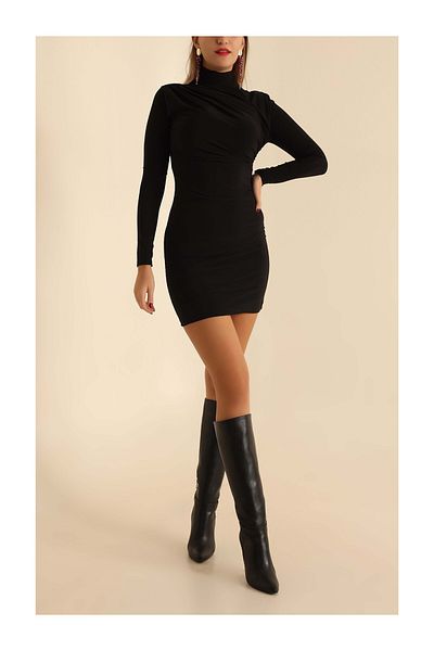 ASIA GİYİM ROCHIE MINI DE DĂME CU MÂNECĂ LUNGĂ SANDY