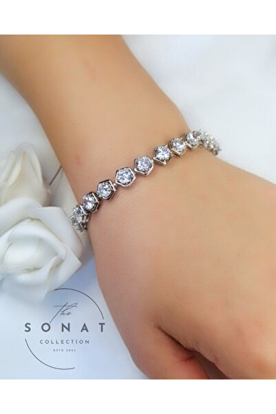 Sonat Collection Xupıng الزركون حجر فضي اللون اسوداد يتلاشى لا حساسية الممر ا...