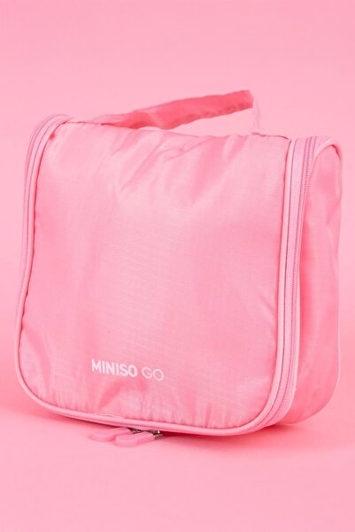 Miniso Minigo Serisi Kozmetik Seyahat Çantası - Pembe