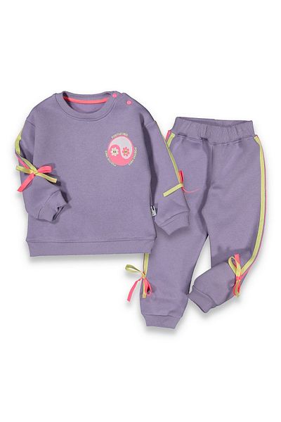 Lmn Neon Stripe 3Ip Baby Girl Suit