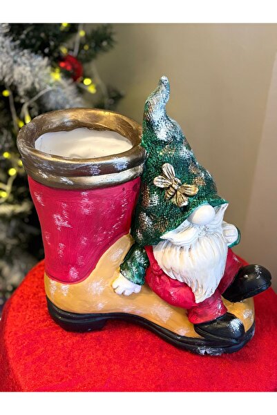 By Nese Çizmenin Üstünde Noel Baba
36 cm biblo obje heykel süs süsleme yeni yıl