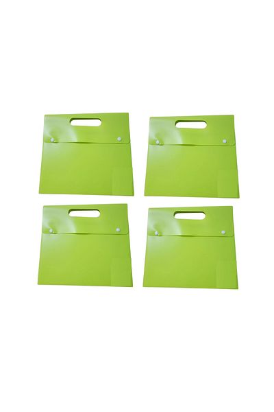Linea Linear A4 Moving Handle Pistic Green Fabric Fabric (4 Pieces)