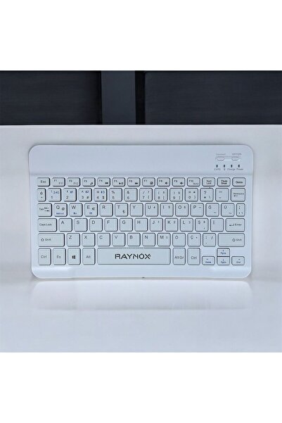 Osqar Raynox Bluetooth Kablosuz Klavye Mouse Set Sessiz Click Sarj Edilebilir Set Beyaz Renk