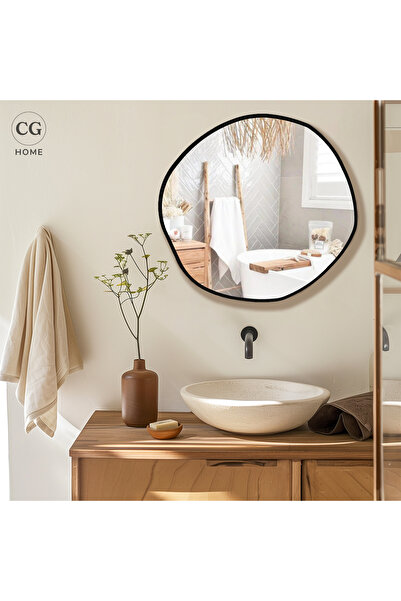 CG HOME asimetrik ayna, dekoratif ayna, duvar aynası, banyo aynası, holl ayna...