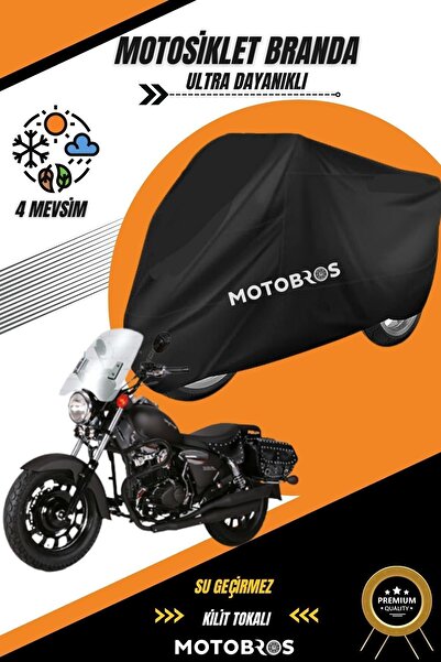 Motobros دراجة نارية متينة مقاومة للماء باللون الأسود من كوبا سوبر لايت - نسي...