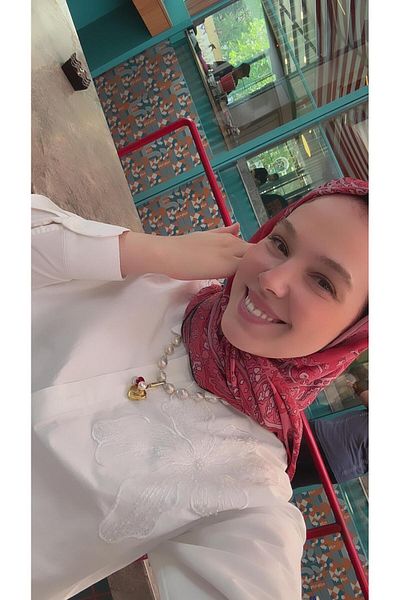 carell Rana's Choice Roots Pomegranate Flower Comfy Silk Shawl