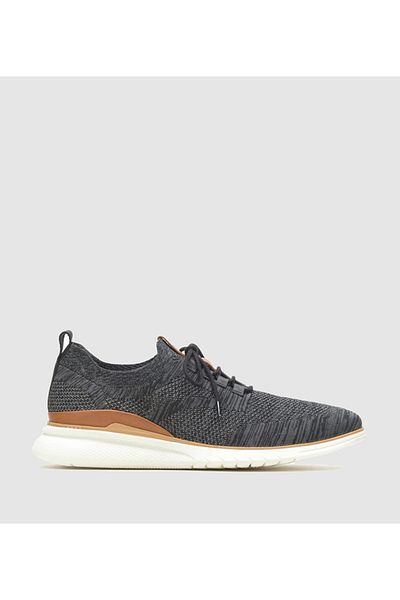 Hush Puppies حذاء رجالي برباط باللون الأسود