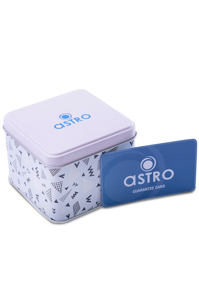 Astro A23928-PPWS Kids Digital Display Watch & Silicone Strap White