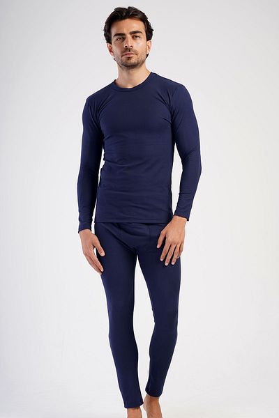 VİENETTA Men's Comfort Cycling Collar Long Sleeve Thermal Iclik Suit