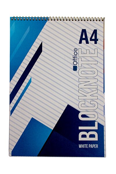 GÜRMAT Bloc de note A4 cu spirală cu carouri 40 de coli