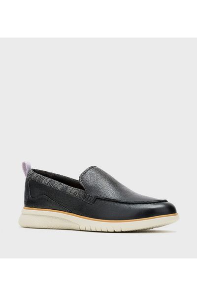 Hush Puppies Black Slip-Ons Women's Shoes