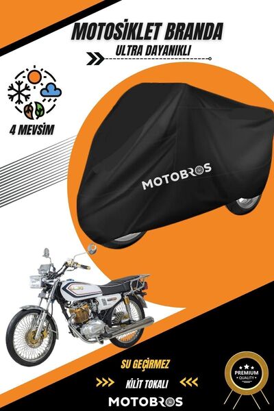 Motobros دراجة نارية سوداء مقاومة للماء من كوبا سي جي - قماش سميك للغاية