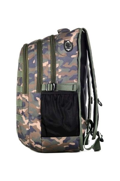 Relaxion Unisex Green Camouflage Bat Backpack 2228