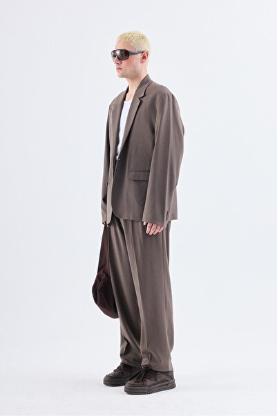 Vamos Klasik Oversize Takım Elbise Vizon