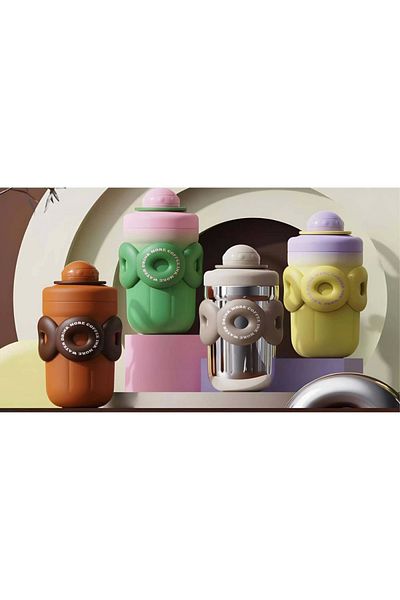 Shotay Donat Steel Mug 500 Ml.