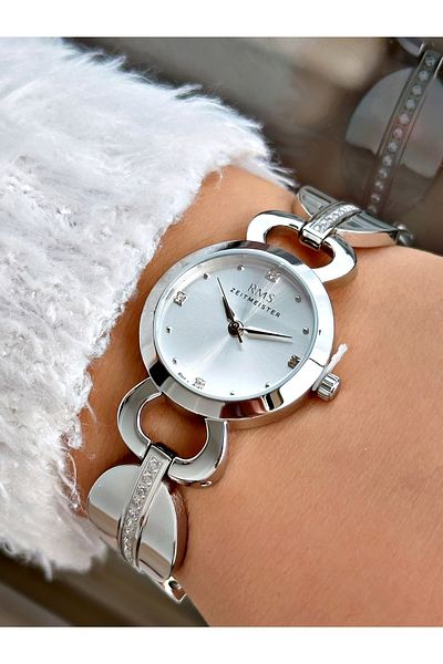 Romanson Special Design Steel Band Steel Case 5 Atm Waterproof Women's Wristwatch 1554.01