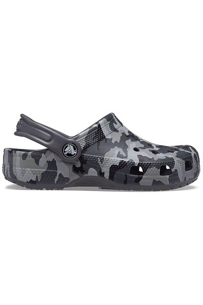 Crocs 206454-0ıe Classic Gray Clog Slippers with Public Matrix