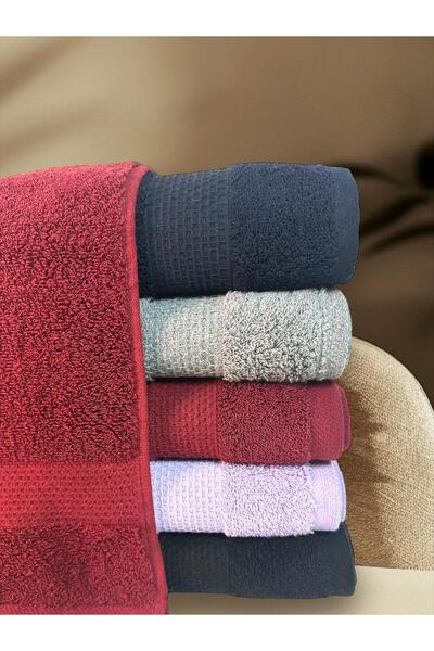 Elif Towels Daily Nice Vision Series - Burgundy Color Hairdresser, Barber, Sp...