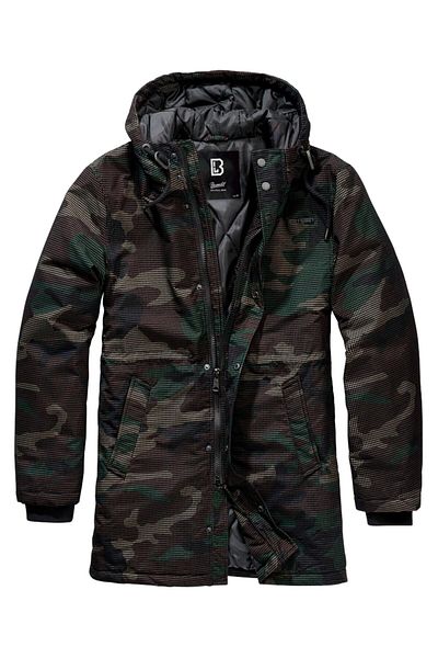 Brandit Herren Grid-Camo Parka
