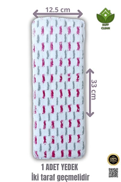 PACE 1 ADET İki taraf geçmelidir Mikrofiber Tablet Mop Yedek Bezi Ikili Set