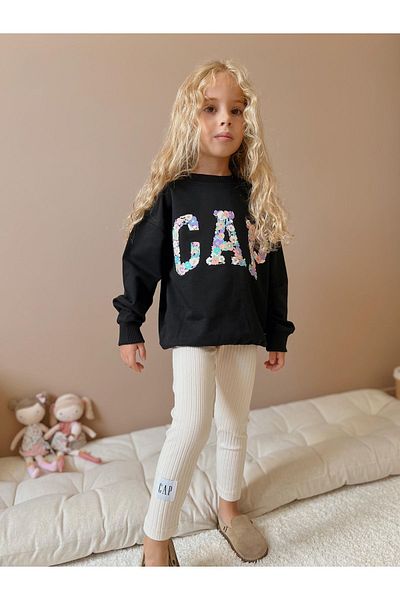CAP baby طقم بناتي بطبعة زهور