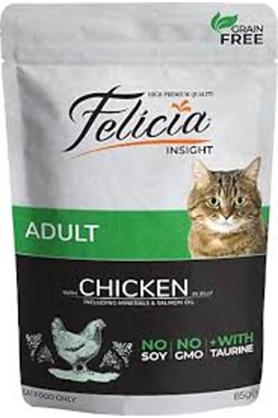 Felicia Tavuklu Kedi Pouch Mama 85 gr