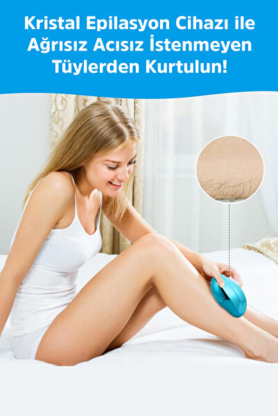 JIYU Crystal Epilasyon Aleti Tüy Alıcı Epilasyon Aleti Tüy Silgisi Tüy Alıcı ...
