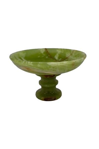 taru pasaj Handmade Decorative Onyx Natural Stone Standing Dish |   Stylish Decor & Special Gift