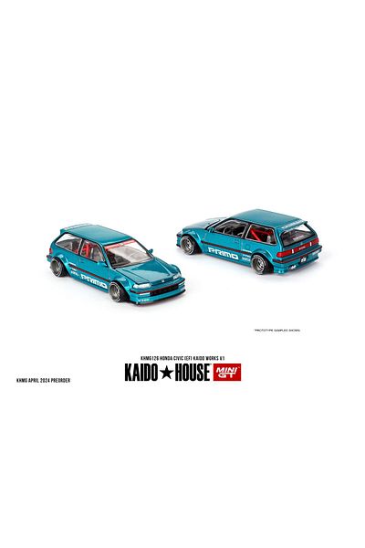 mini gt كاي دو هاوس هوندا سيفيك (EF) كاي دو وركس V1 126