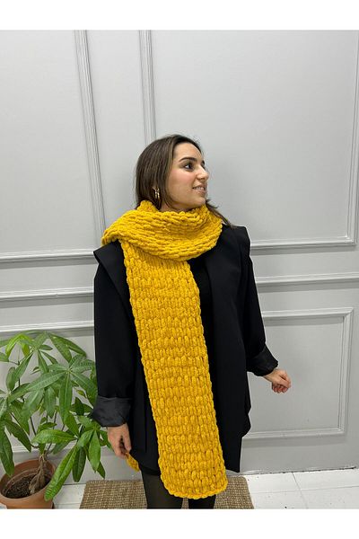 Home Eșarfă moale umflată - Eșarfă la atingere moale / Eleganță Confort și căldură împreună