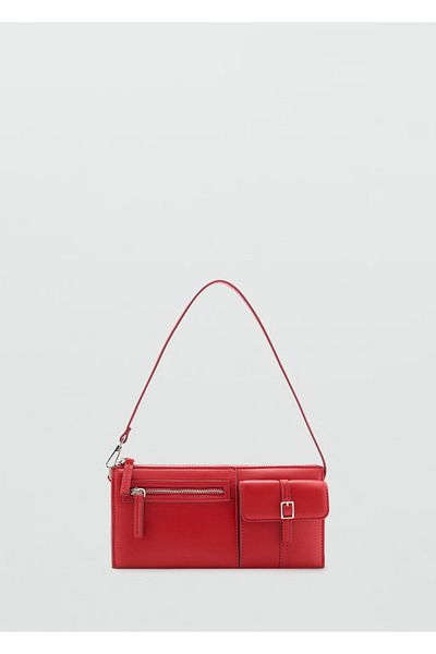 MANGO Shoulder Bag with Pockets