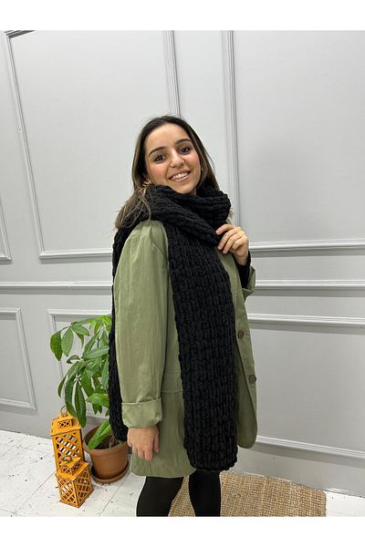 Home Eșarfă moale umflată - Eșarfă la atingere moale / Eleganță Confort și căldură împreună