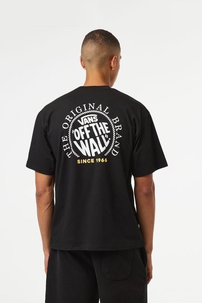 Vans Ανδρικό μπλουζάκι VANS με στάμπα Cırcle Loose Fit - Μαύρο